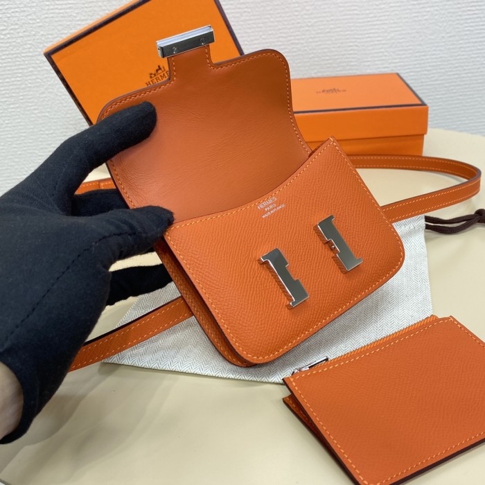 Constance Slim Wallet Epsom“12.4*10.2*3CM”-058=