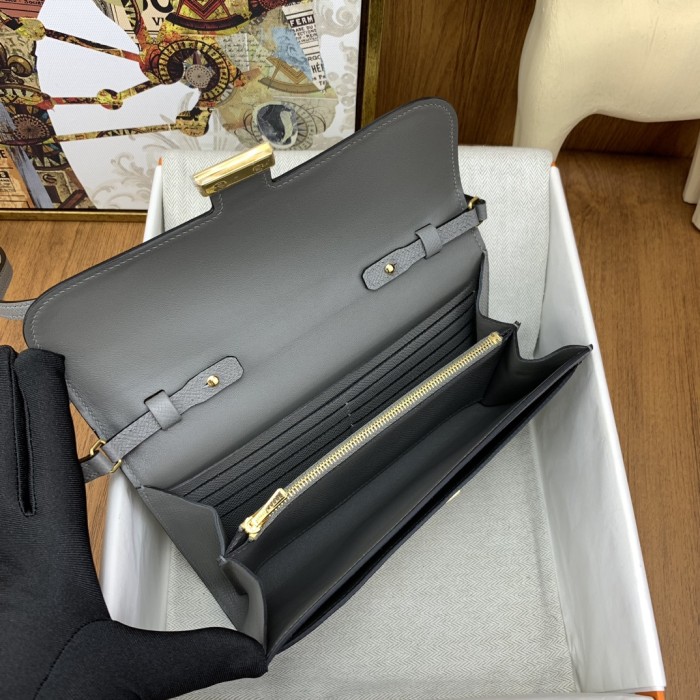 Constance To Go Wallet Epsom“20.5*13*2CM”-0001=