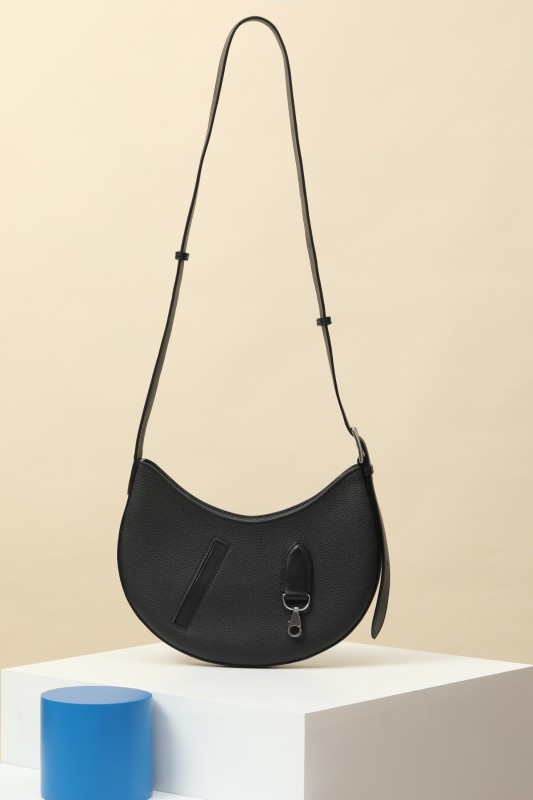 P'tit Arcon Toile&Cuir Shoulder Bag Barenia Faubourg-Swift “28*15.5*3CM”-0571=