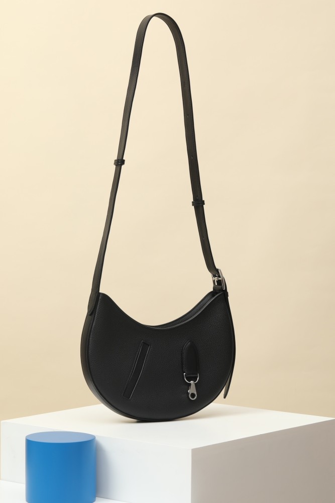 P'tit Arcon Toile&Cuir Shoulder Bag Barenia Faubourg-Swift “28*15.5*3CM”-0571=