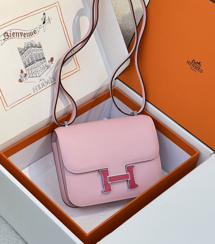 Constance 19CM Swift Leather“18*15*4CM”-0871=