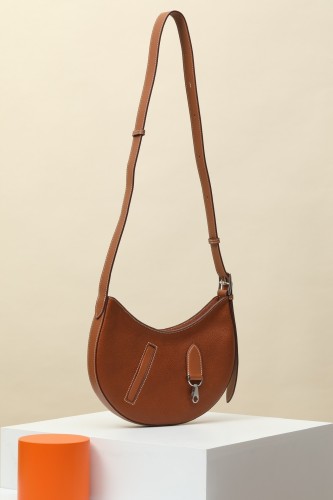 P'tit Arcon Toile&Cuir Shoulder Bag Barenia Faubourg-Swift “28*15.5*3CM”-0571=