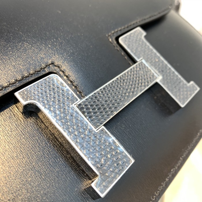 Constance 24 Box Leather Lizard Buckle“24*18*6CM”-0871=
