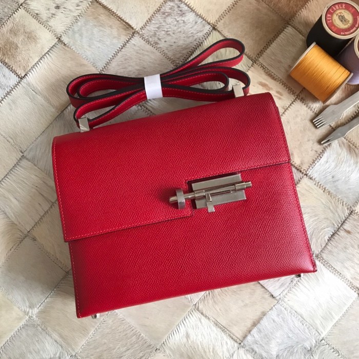 Verrou 23 Bag Epsom“23*18*7CM”-0571=
