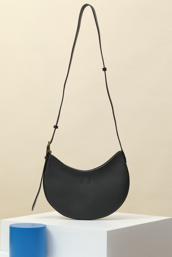P'tit Arcon Toile&Cuir Shoulder Bag Barenia Faubourg-Swift “28*15.5*3CM”-0571=