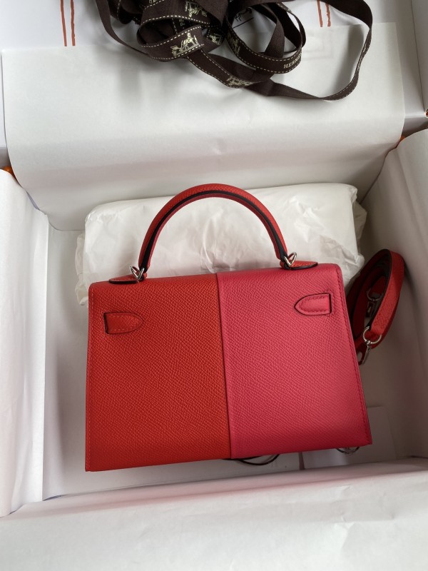 Mini Kelly  Epsom“19*12*6CM” -0581=