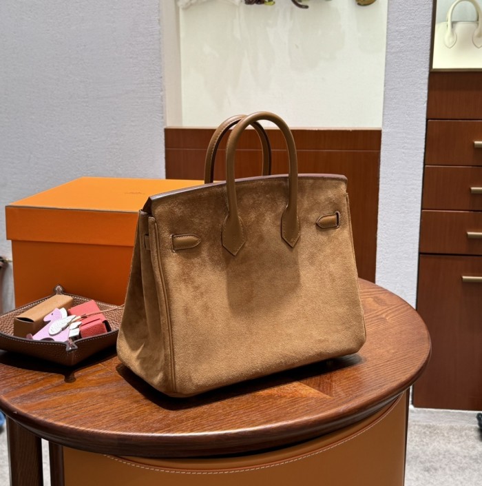 Birkin Doblis Suede“25*20*13CM”-0871=