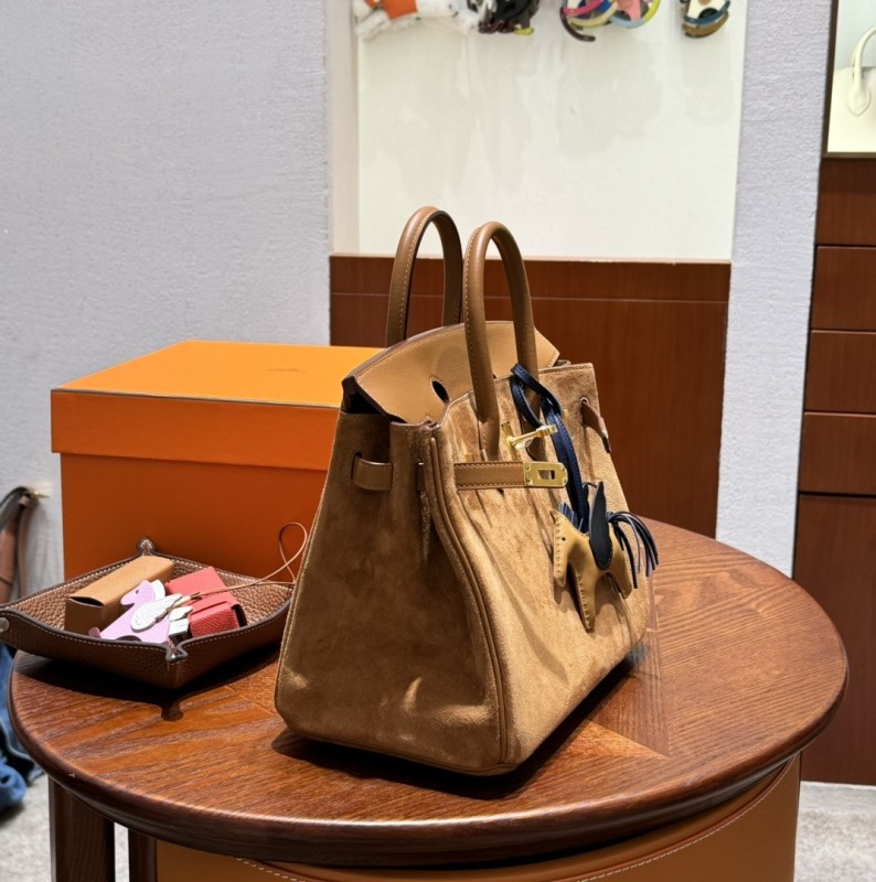 Birkin Doblis Suede“25*20*13CM”-0871=