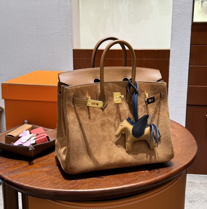 Birkin Doblis Suede“25*20*13CM”-0871=