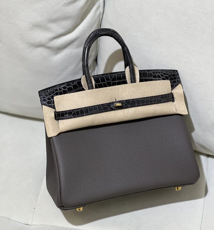 Birkin Togo-Crocodile“25*20*13CM”-0002=