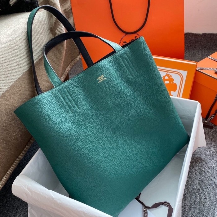 Double Sens 45 Calfskin Reversible Tote“45*34*13CM”-0032=
