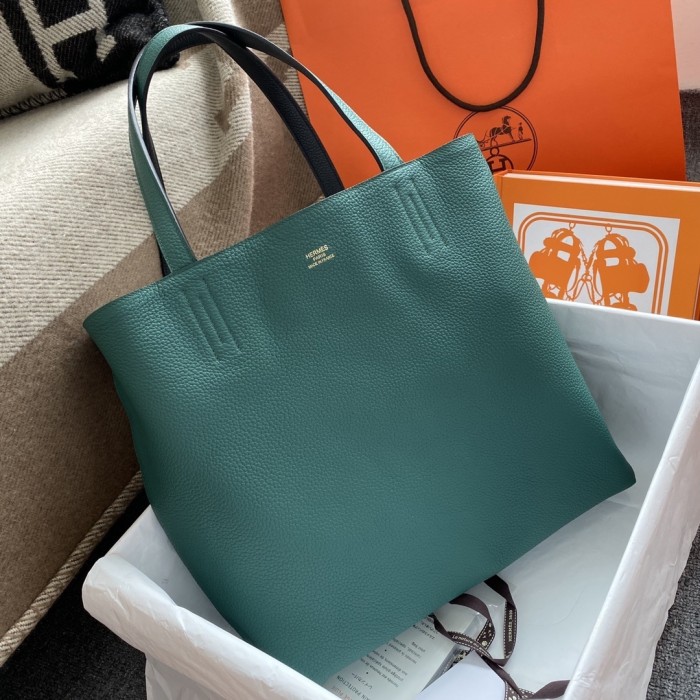 Double Sens 45 Calfskin Reversible Tote“45*34*13CM”-0032=