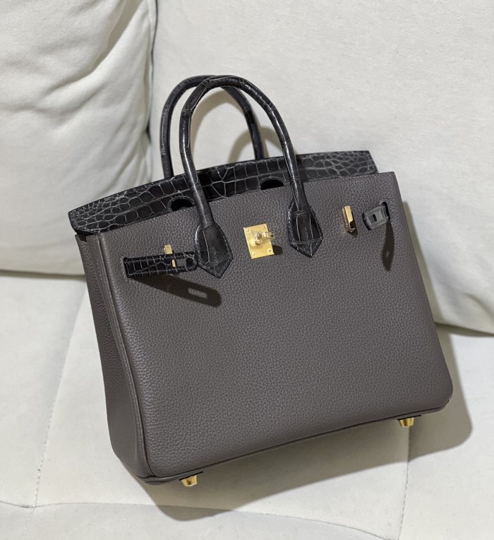 Birkin Togo-Crocodile“25*20*13CM”-0002=