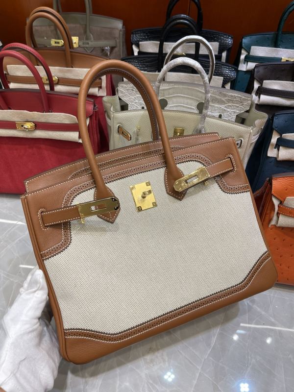 Birkin Ghillies Swift-Canvas“30*22*16CM”-0861=