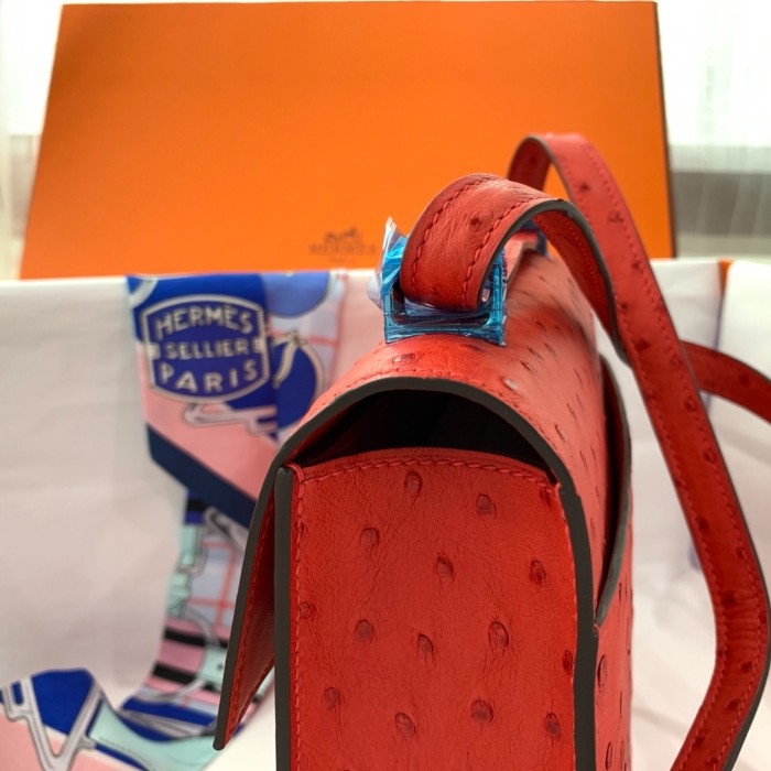 Verrou 21 Bag Ostrich“21*16*4CM”-0062=