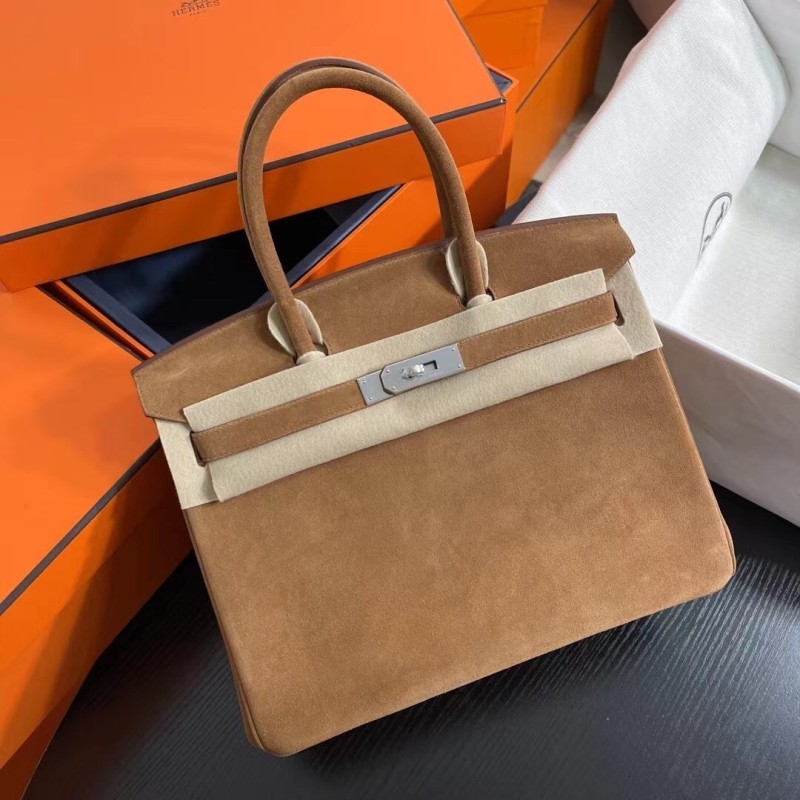 Birkin 30 Doblis Suede“30*22*16CM”-0832=