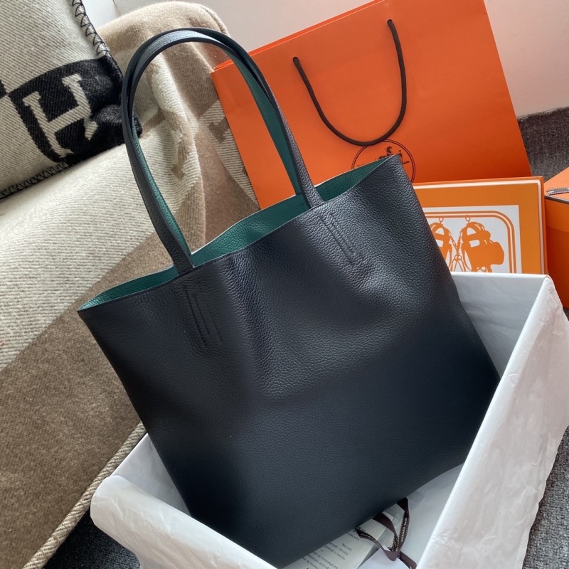 Double Sens 45 Calfskin Reversible Tote“45*34*13CM”-0032=
