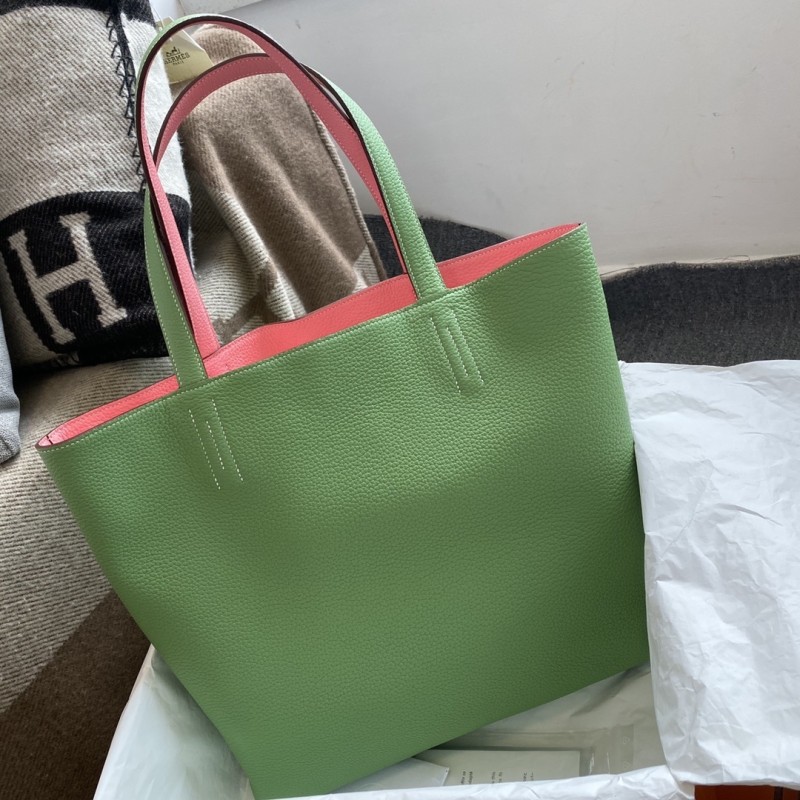 Double Sens 45 Calfskin Reversible Tote“45*34*13CM”-0032=