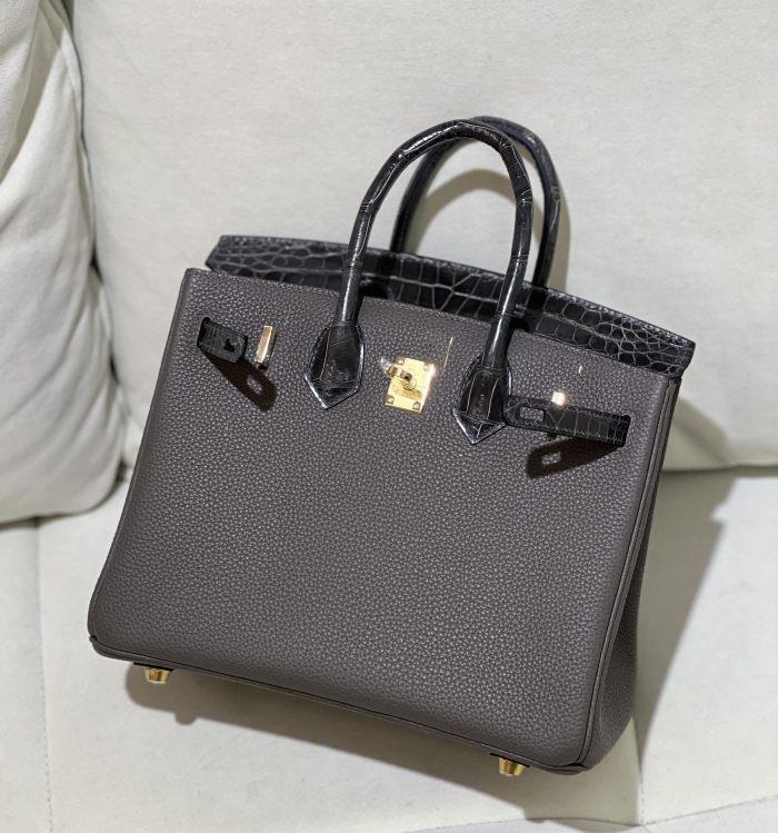 Birkin Togo-Crocodile“25*20*13CM”-0002=