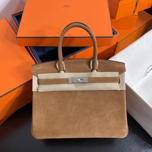 Birkin 30 Doblis Suede“30*22*16CM”-0832=
