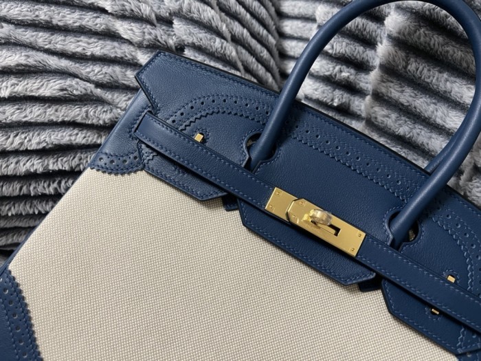 Birkin Ghillies Swift-Canvas“30*22*16CM”-0861=