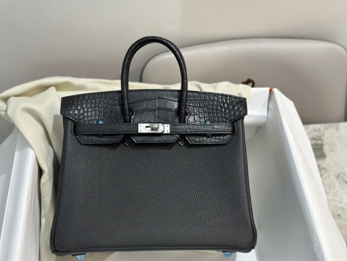 Birkin Togo-Crocodile“25*20*13CM”-0002=