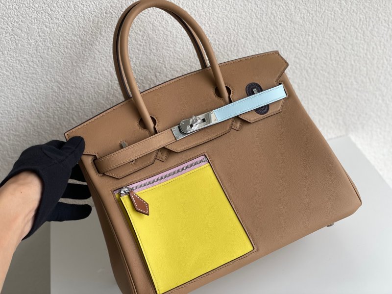 Birkin Colormatic Swift Leather“30*22*15CM”-0312=