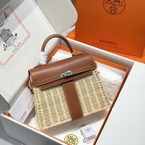 Mini Kelly 25 Picnic “20*14*8CM”-0032=