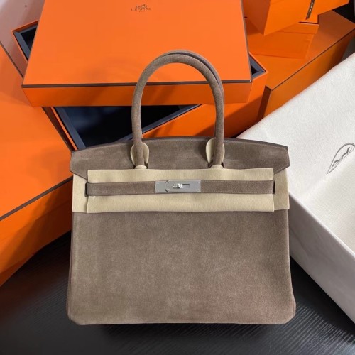 Birkin 30 Doblis Suede“30*22*16CM”-0832=