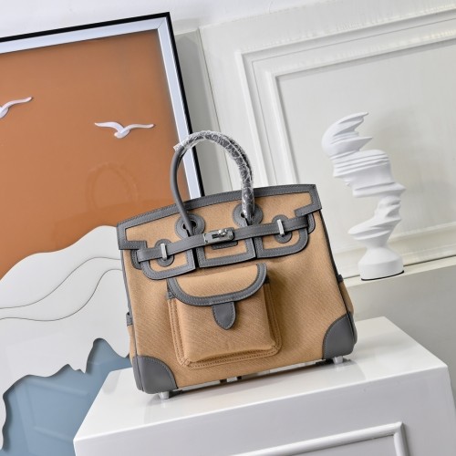 Birkin 25 Cargo“25*18*13CM”-0632=