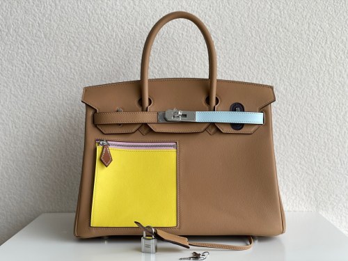 Birkin Colormatic Swift Leather“30*22*15CM”-0312=