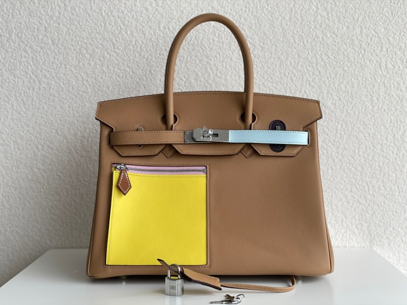 Birkin Colormatic Swift Leather“30*22*15CM”-0312=