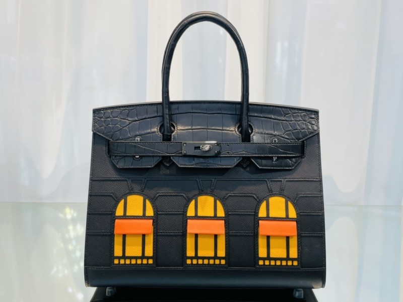 Birkin 25 Fabourg“25*20*13CM”-0083=