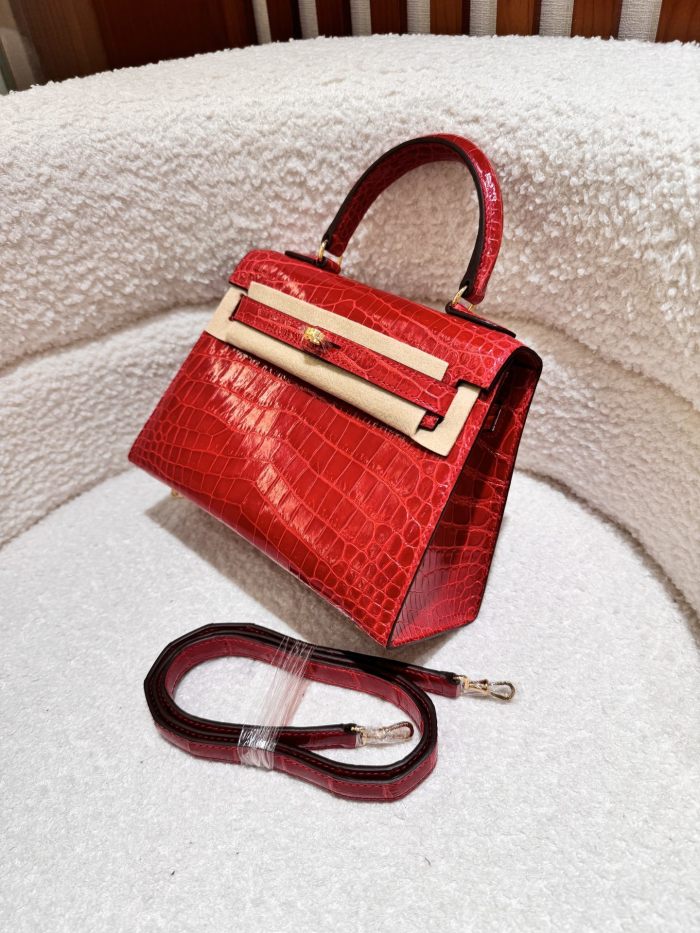Kelly 20 Niloticus Crocodile“20*16*8CM”-0008=