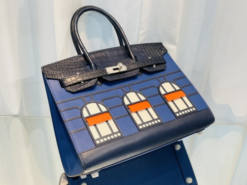 Birkin 30 Fabourg“30*22*16CM”-0093=