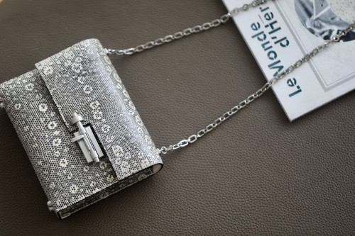 Verrou Mini Bag Lizard“17*12*6CM”-0033=