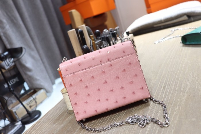 Verrou Mini Bag Lizard“17*12*6CM”-0033=