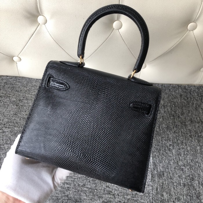 Kelly 20 Lizard Leather“20*16*9CM”-0051=