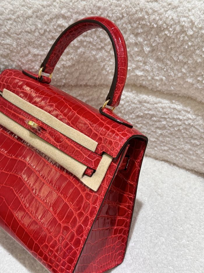 Kelly 20 Niloticus Crocodile“20*16*8CM”-0008=