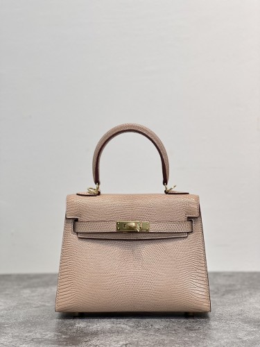 Kelly 20 Lizard Leather“20*15*9CM”-0051=