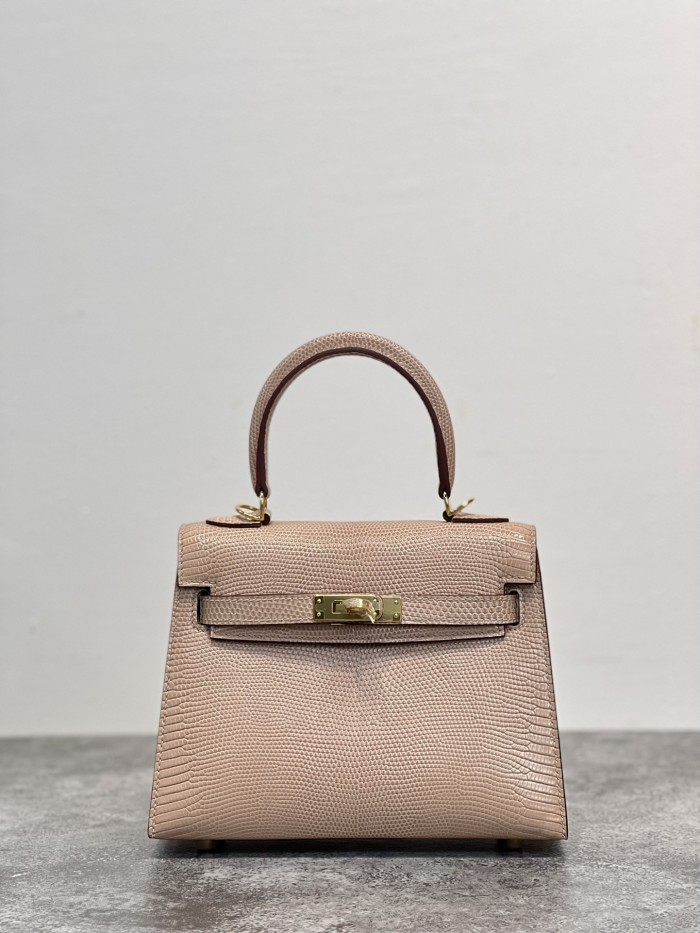 Kelly 20 Lizard Leather“20*15*9CM”-0051=