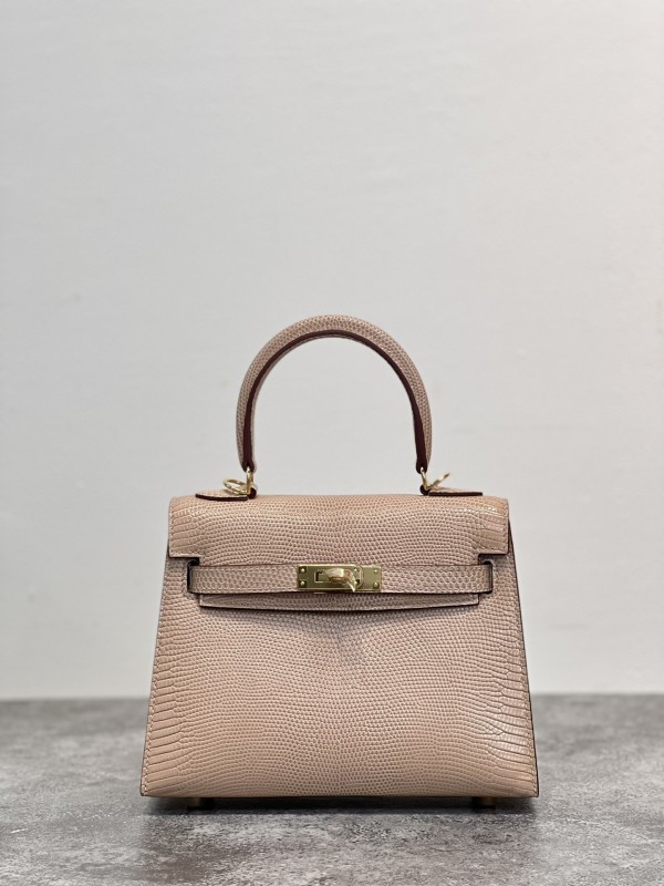 Kelly 20 Lizard Leather“20*15*9CM”-0051=