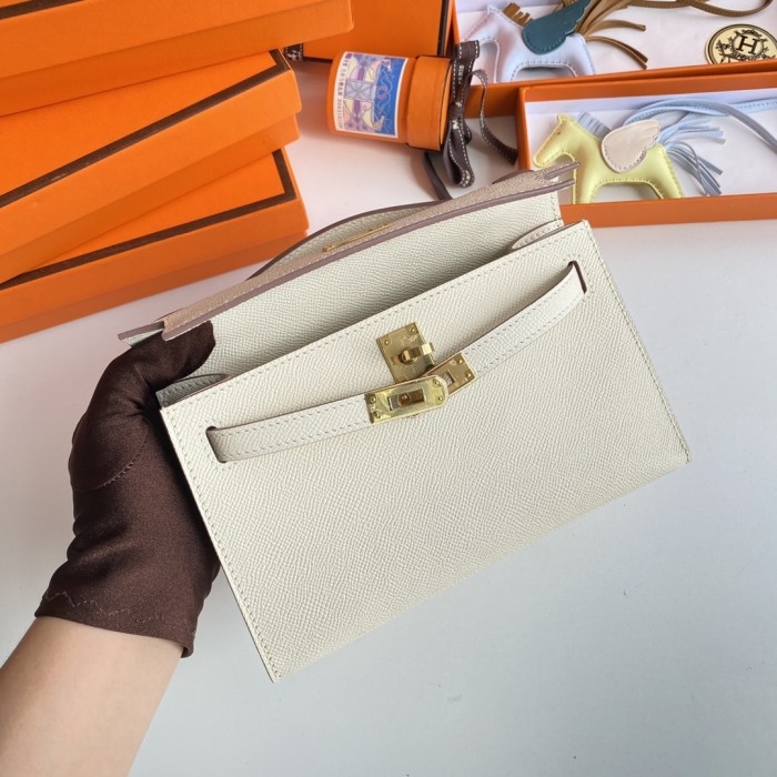 Kelly Pochette Epsom“22*14*7CM”-038=