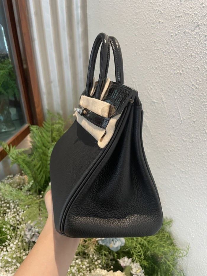 Birkin Touch Togo-Crocodile“30*22*16CM”-0063=