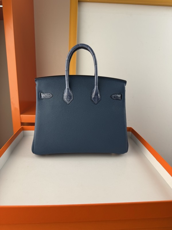 Birkin Touch Togo-Crocodile“25*20*13CM” -0043=