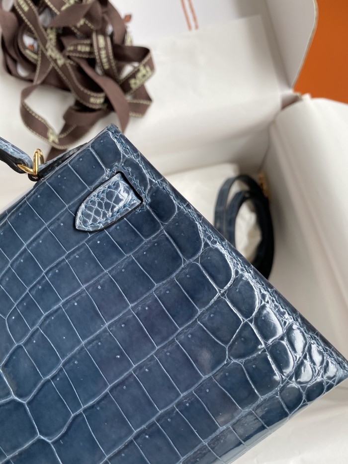 Mini Kelly 19 Nile Crocodile“19*13*7CM”-0096=