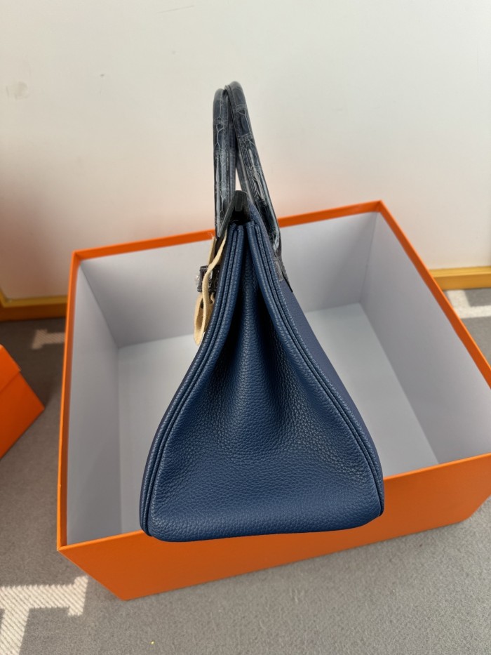 Birkin 30 Touch Togo-Crocodile“30*22*16CM”-0063=