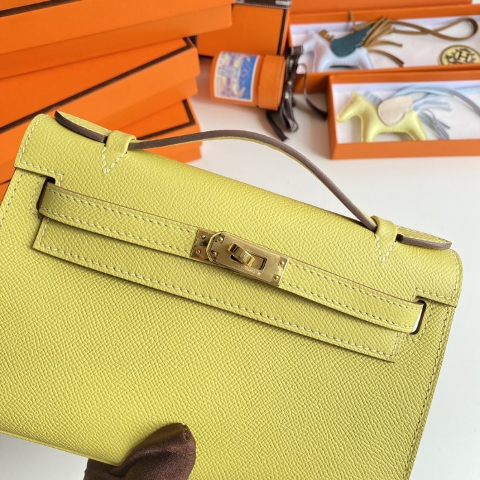 Kelly Pochette Epsom“22*14*7CM”-038=