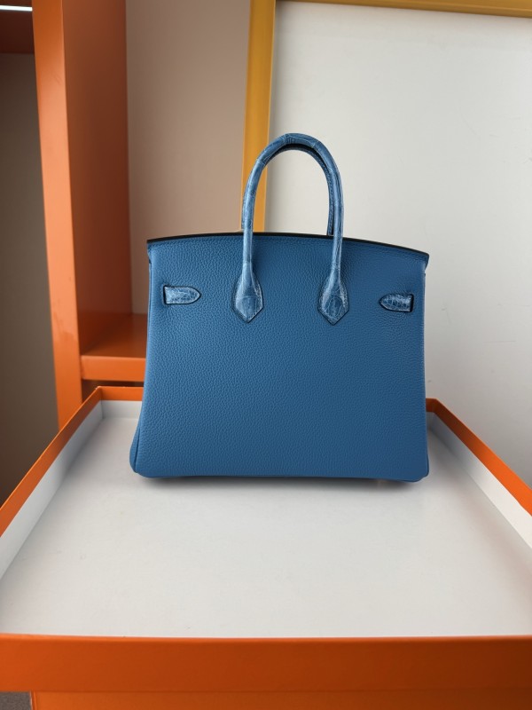 Birkin Touch Togo-Crocodile“25*20*13CM” -0043=