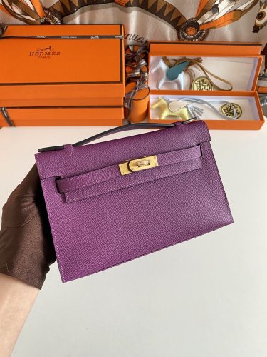 Kelly Pochette Epsom“22*14*7CM”-038=